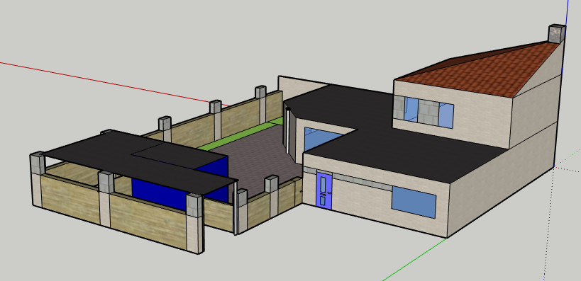 Huis in SketchUp